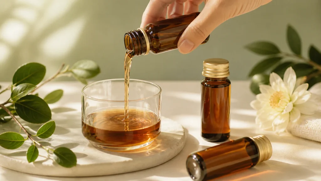 Oral liquid supplement formulation and bottle formats